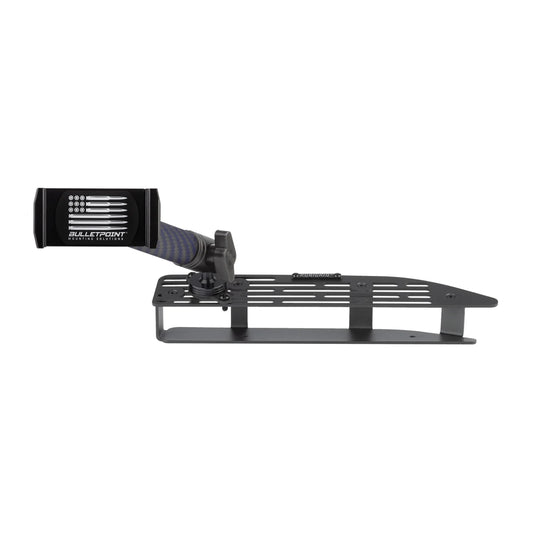 Bulletpoint GMC Sierra (2022+ with 13.4" Touchscreen)+ Chevrolet Silverado Dash Mount with Black Arms With GoPro Holder