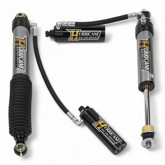 Hurricane racing Extreme Series 2.5" Shocks, With Reservoir, Double Compression Adjuster, for Nissan Patrol Y60 & Y61