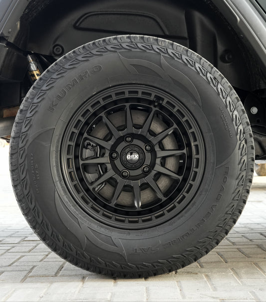 ORYX Off-Road Rims-MATTE BLACK for Jeep Wrangler JK/JL/JT