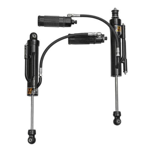 Hurricane Performance Adventure Series 2.5" Double Bypass Racing Shocks with Double adjust Remote Reservoir for Jeep Wrangler JK