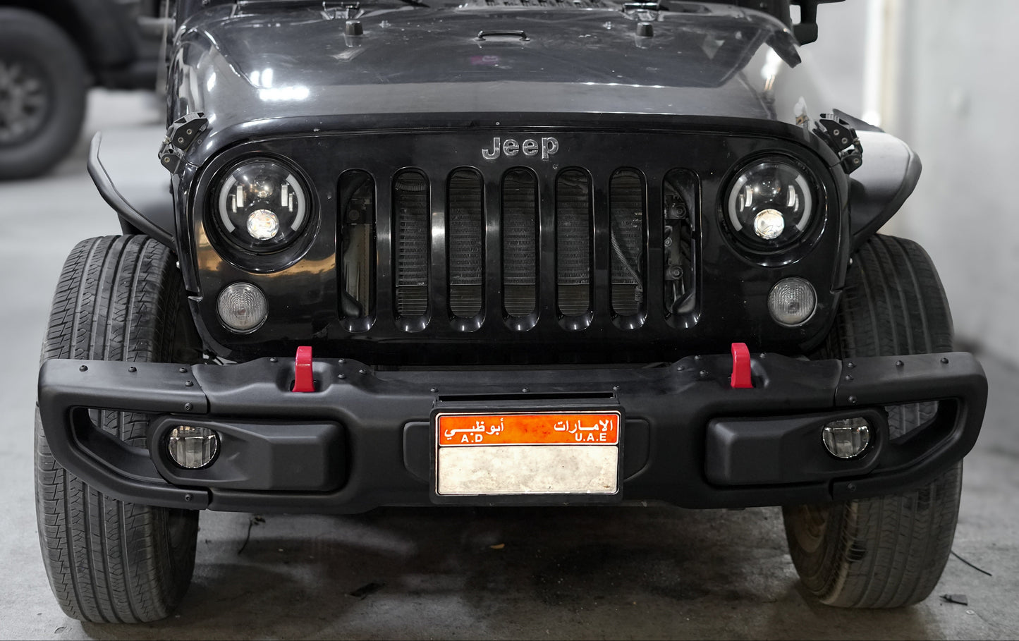 AMR Front Steel Bumper with winch plate For Jeep Wrangler JL/JT