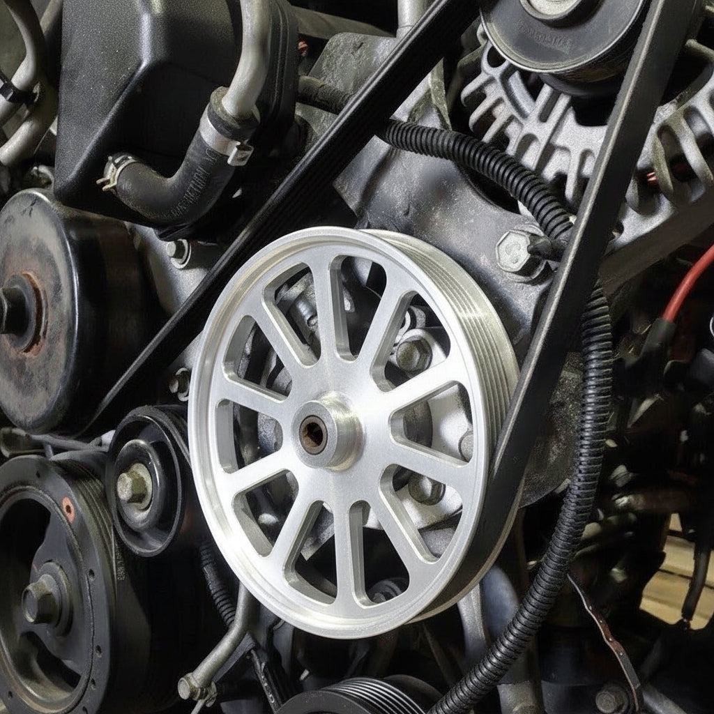 Hurricane Performance lightweight crankshaft pulley for Jeep Wrangler 3.6L