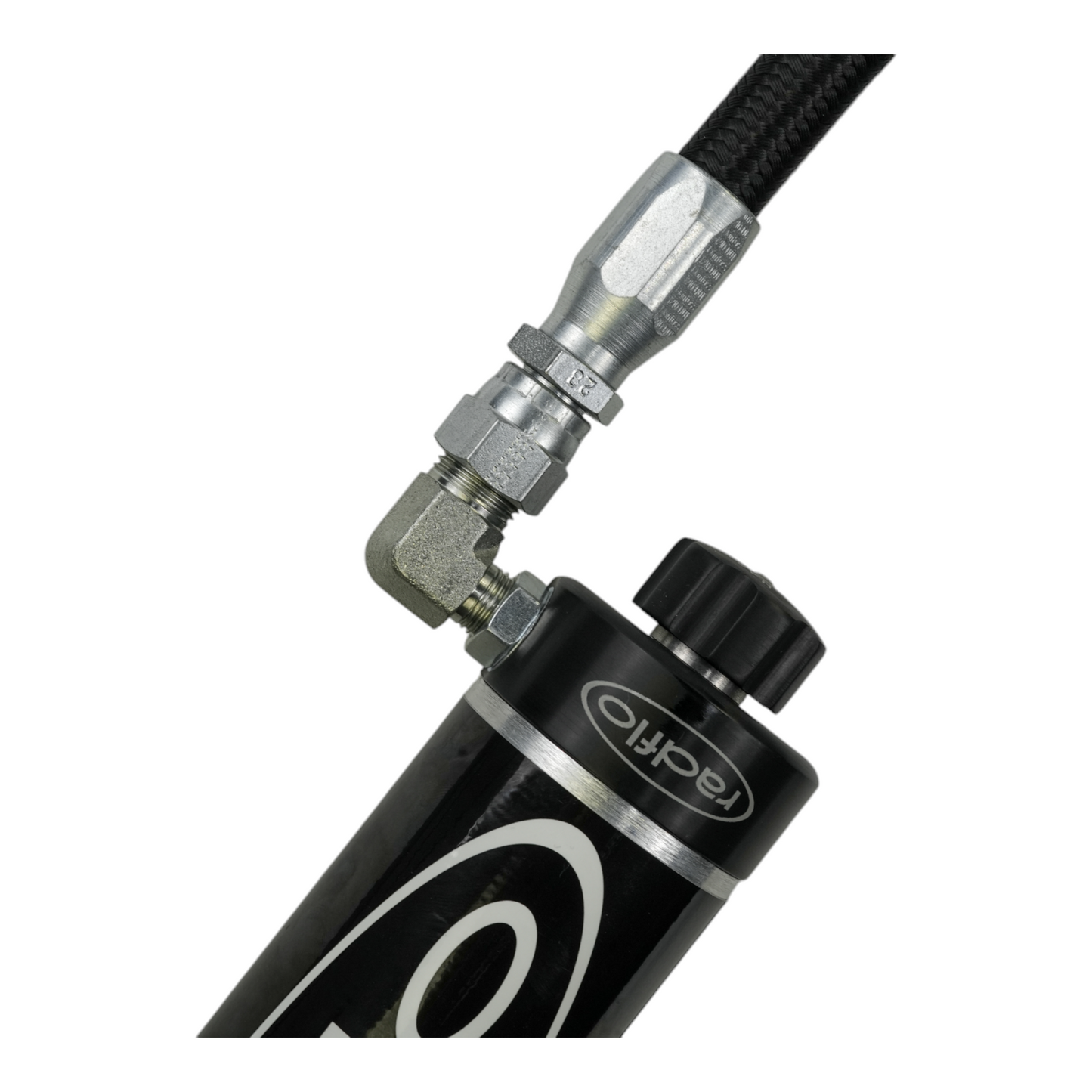 RADFLO OE REPLACEMENT 2.5 FRONT COILOVER KIT & 2.5 REAR WITH REMOTE RESERVOIR & COMPRESSION ADJUSTER FOR GMC SIERRA 2019+& CHEVROLET SILVERADO 2019 +