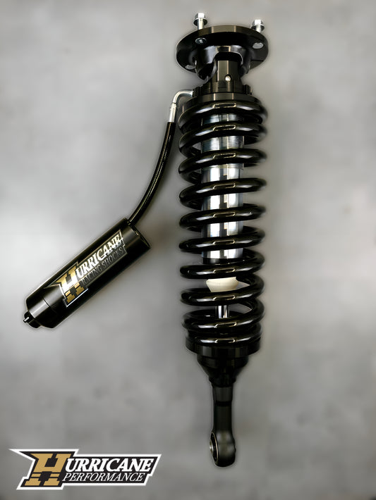 HURRICANE RACING EXTREME SERIES 2.5 FRONT COIL-OVER & 2.5 REAR EXTERNAL DUAL BYPASS SHOCKS FOR LAND CRUISER LC200