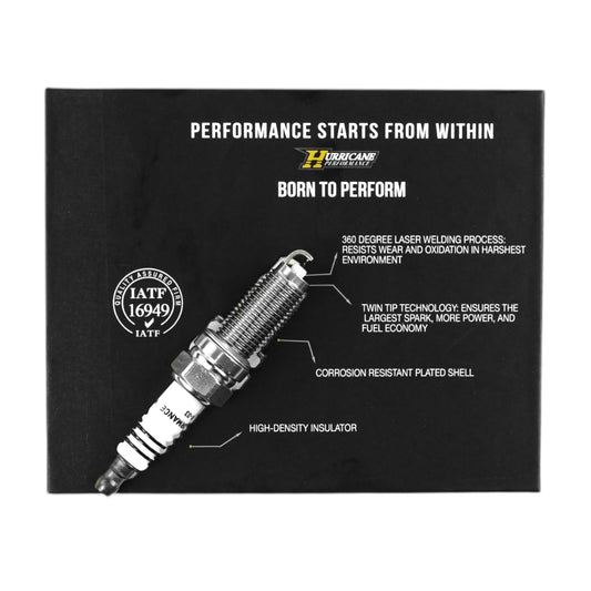 Hurricane Performance Double Iridium Spark Plugs for Jeep Wrangler 2.0L
