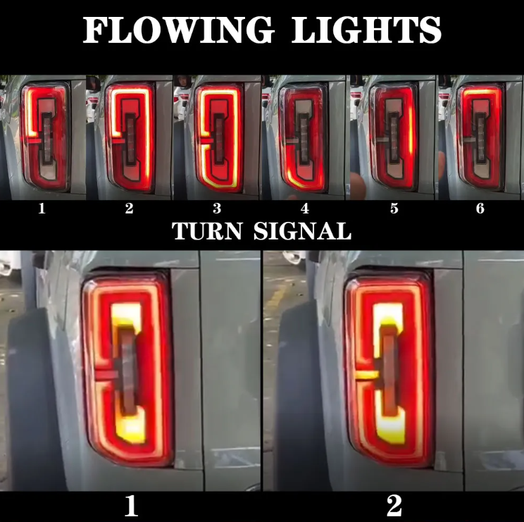 BRONCO TAIL LIGHT FOR FORD 2021-2024 BRONCO