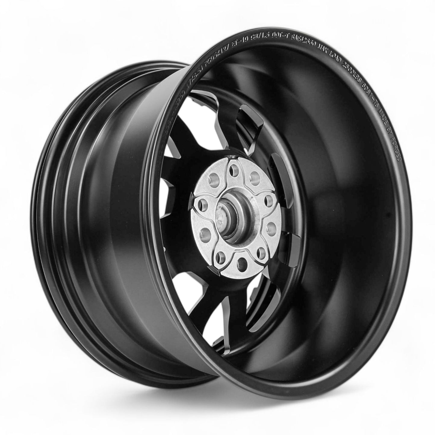 Matt Black Iron Spider Forged Aluminum Rims With Mat Black Beadlock for Jeep Wrangler JK/JL/JT & 392