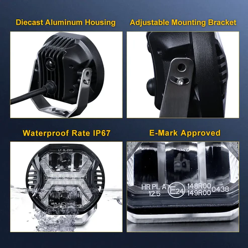 HURRICANE 4 Inch WindTunel LED Driving Lights