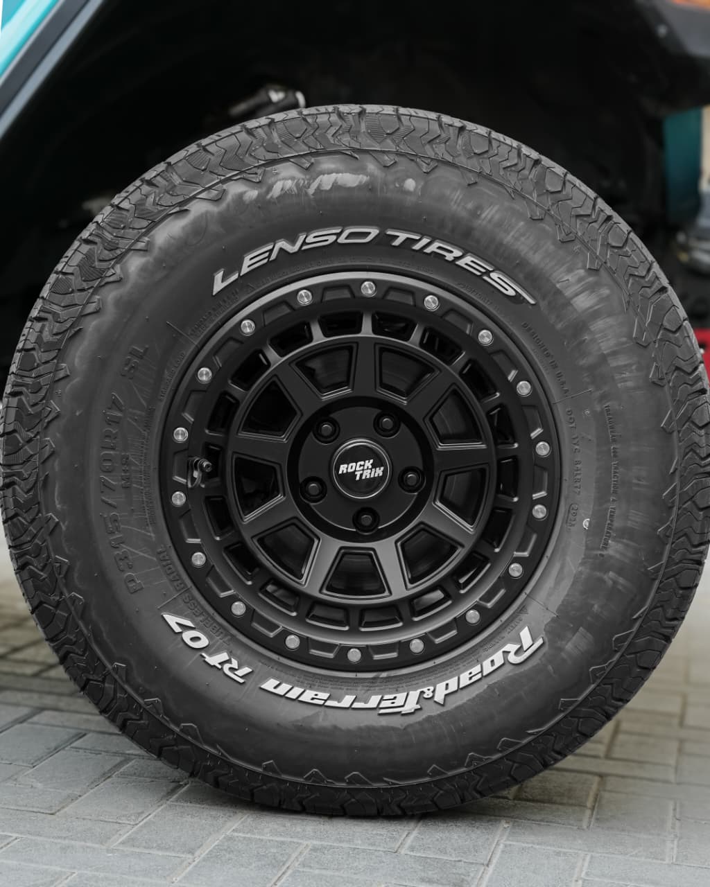 RT 114 - 9 Flat Spokes for Jeep Wrangler JK/JL/JT