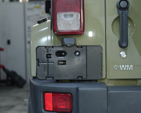 Number Plate Holder for Jeep Wrangler JK