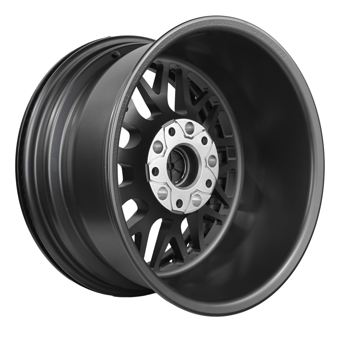ORYX Forged Machined Aluminum Matte Grey Bead lock Rims-ORX05 for Jeep Wrangler JK/JL/JT & 392