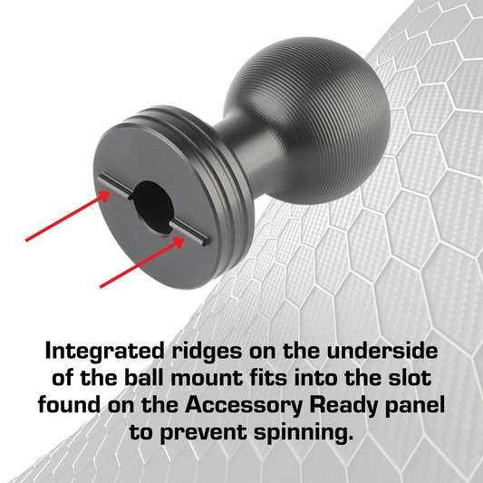 Bulletpoint 1/4"-20 Aluminum Single 20mm Ball Mount for 2021+ Ford Bronco