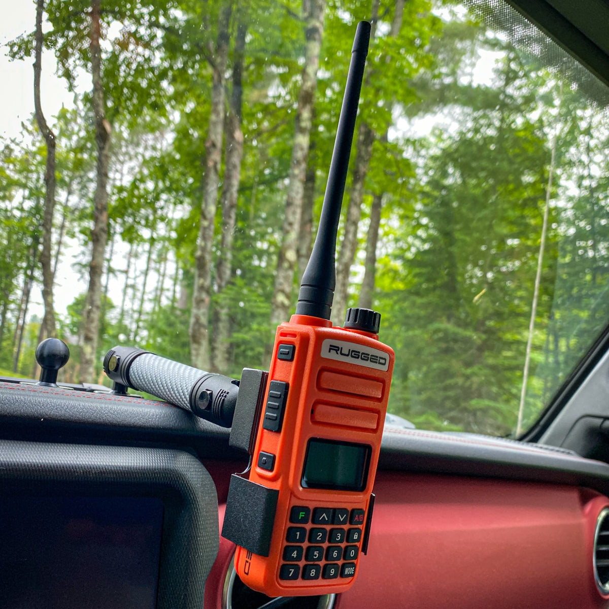 BULLETPOINT RADIO HOLDER WITH 20MM BALL FOR JEEP WRANGLER