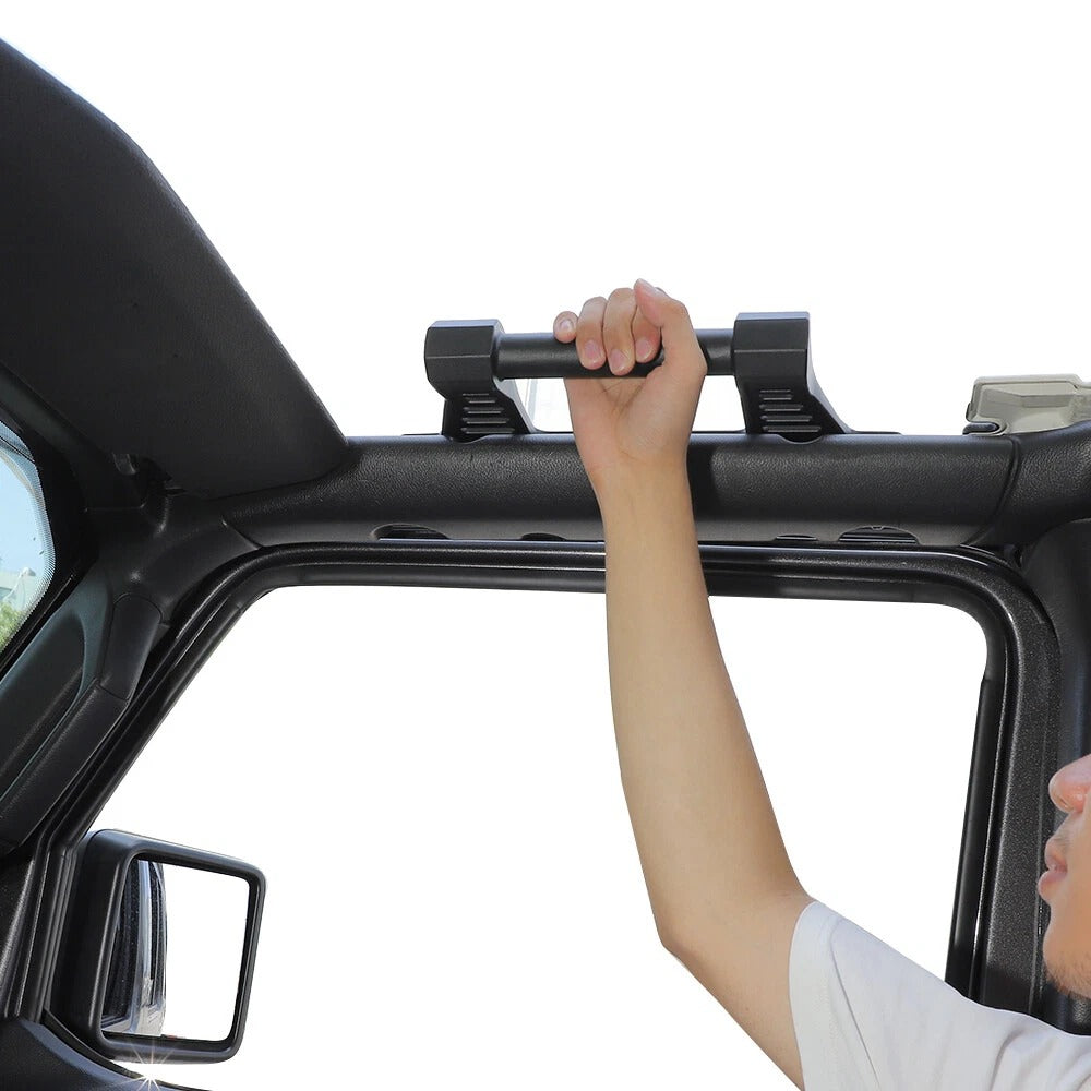 Aluminum Roof Grab handles Grip Top Roll Bars Mounting For Jeep Wrangler JL,JT & 392