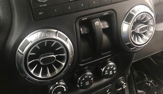 AC Vent with RGB LED Light for Jeep Wrangler