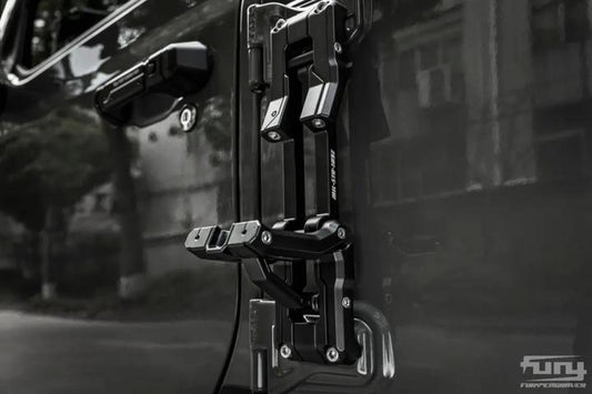 FURY DOOR HINGE STEP FOLDING FOOT PEDAL FOR JEEP WRANGLER JK JL