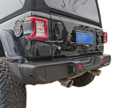 Rear Bumper Plastic with Sensor Hole for Jeep Wrangler JL