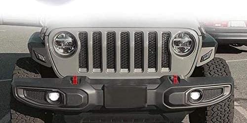 Plastic Front Bumper Without Sensor Hole for Jeep Wrangler JK & JL & Gladiator
