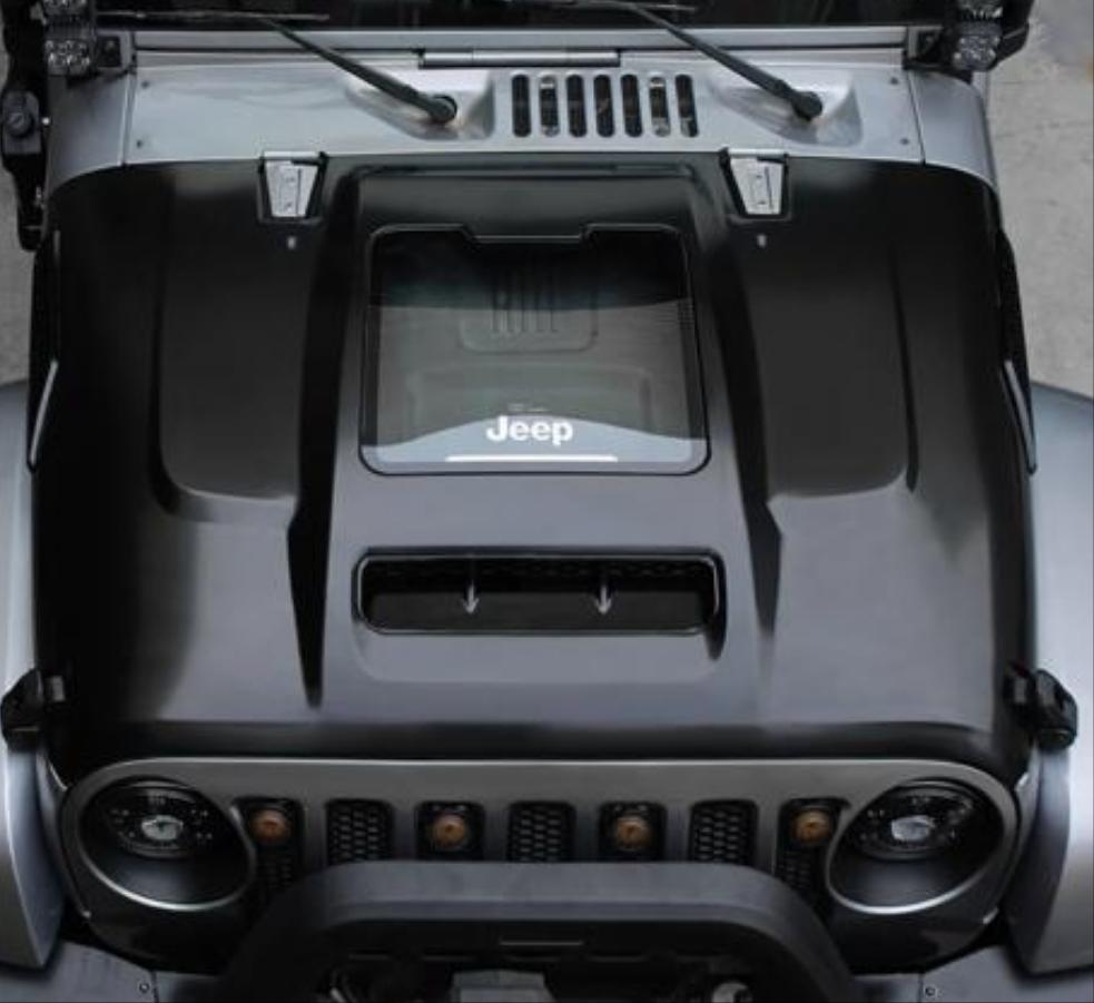 Amr -9 Performance Vented Hood for Jeep Wrangler JK