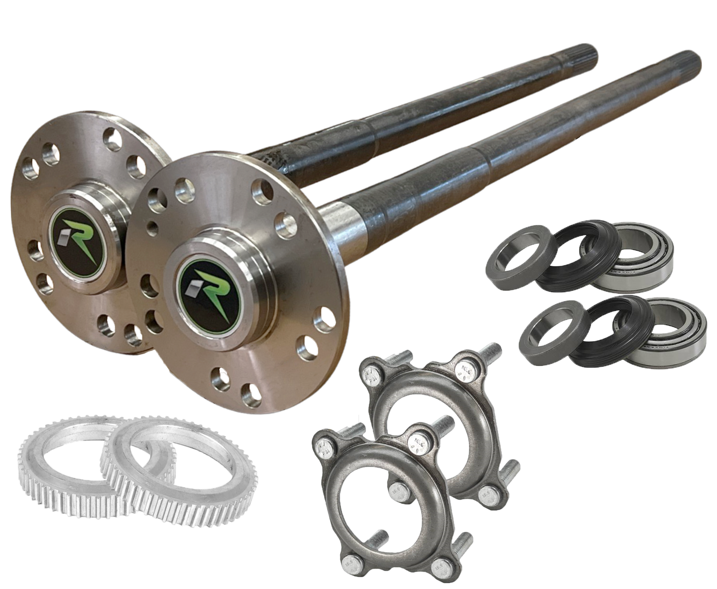 Revolution Gear and Axle Discovery Series 4340 Chromoly Dual Drilled Rear Axle Shaft for Jeep Wrangler JL Non-Rubicon M220