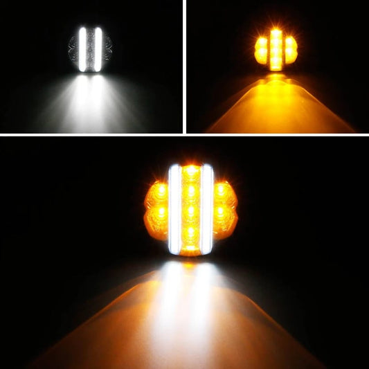 Front Grille Indicator LED lights with DRL light for Jeep Wrangler JK - am-wrangler