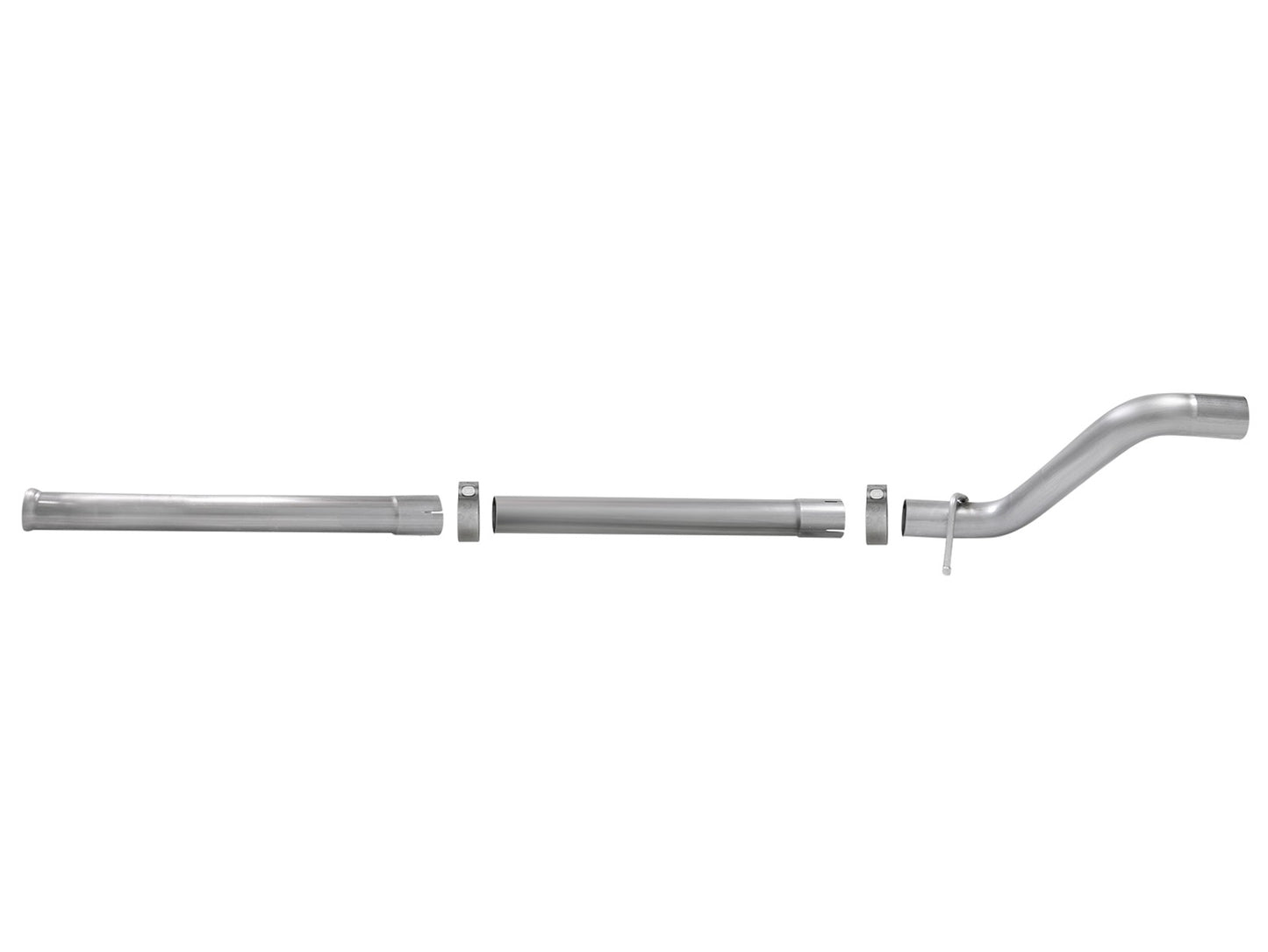 AFE MACH Force-Xp 2-1/2 IN 409 Stainless Steel Mid-Pipe With Resonator Delete (49-48077) For Jeep Wrangler JL