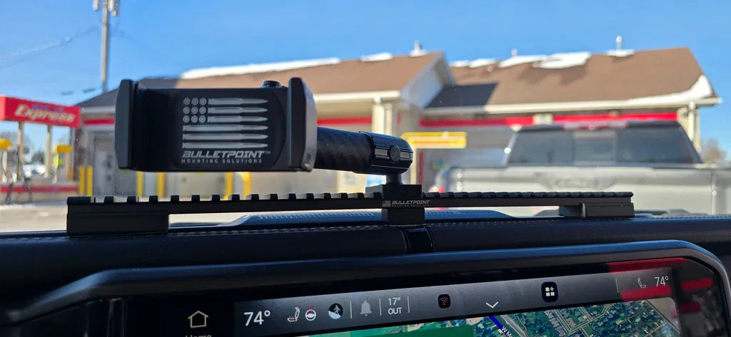 BulletPoint Picatinny - Style Rail Mount compatible with 2024+ Jeep Wrangler JL & 2024+ Jeep Gladiator