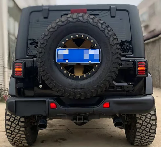 JL style Rear bumper For jeep JK 2007 To 2017 ( without sensor holes )