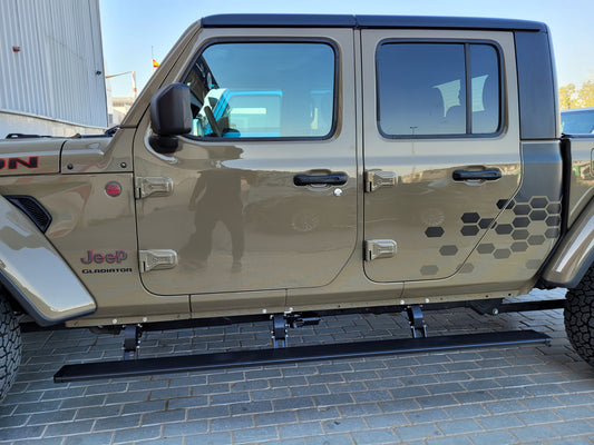 Power Side Steps for Jeep Wrangler JT GLADIATOR With Lights