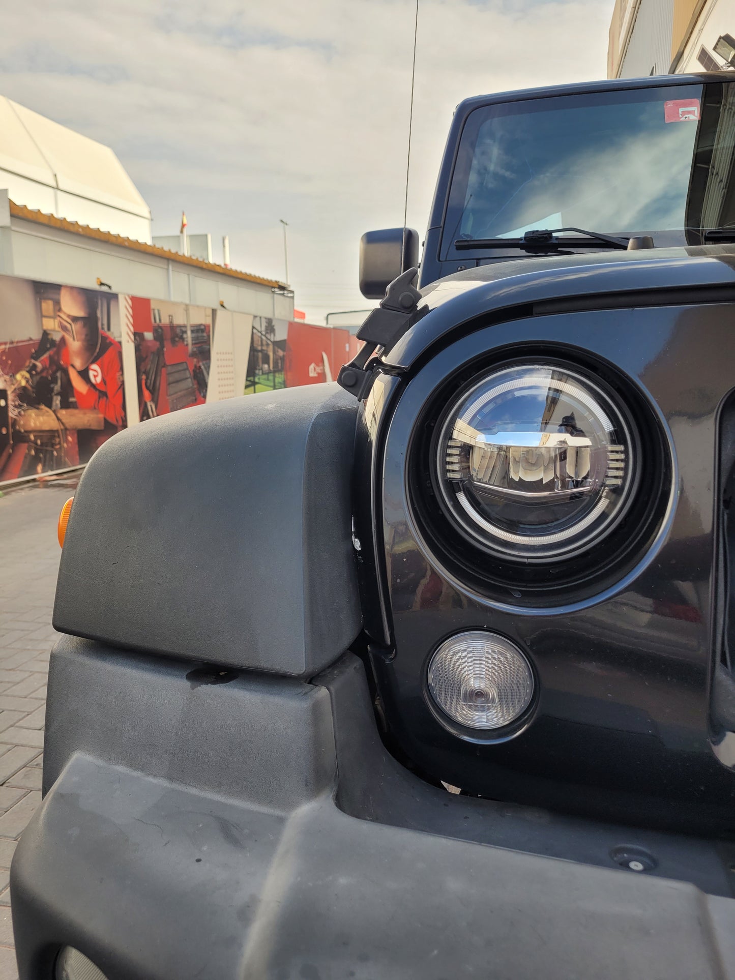 LED headlight for Jeep Wrangler JK/TJ- With indicator