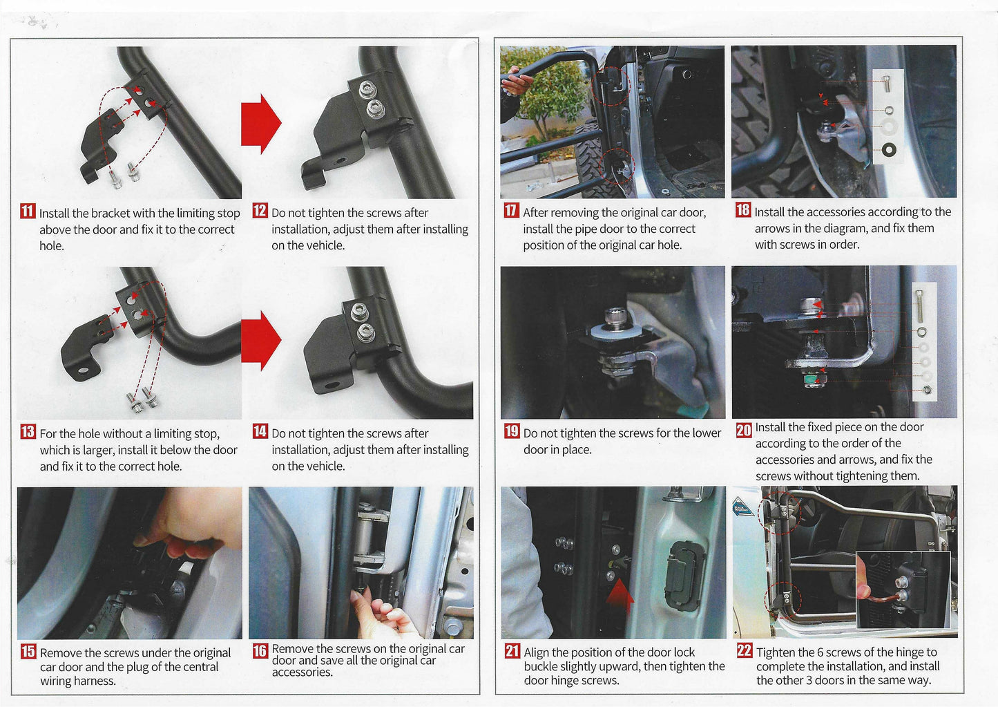 Tube Door for 2021+ Ford Bronco 4 Door