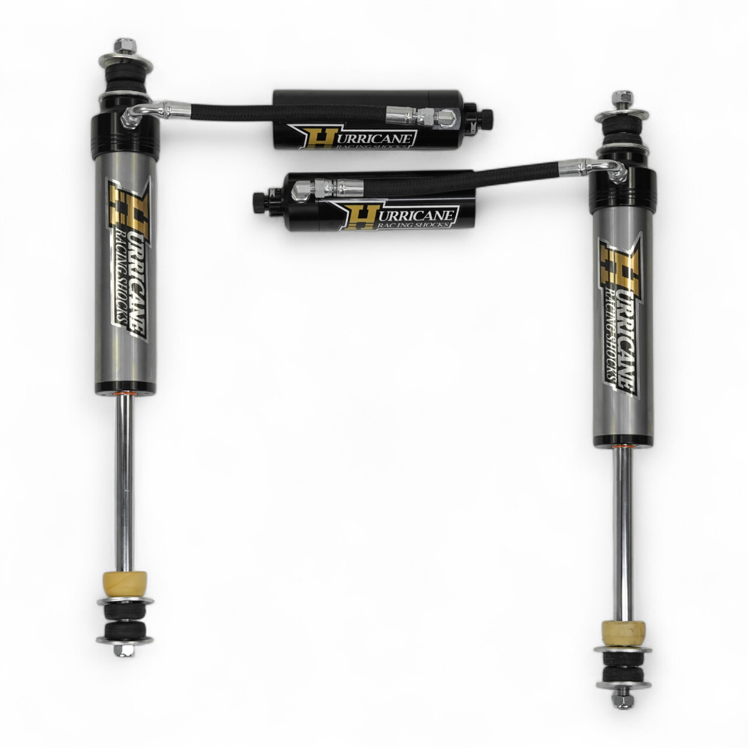 Hurricane Performance Extreme Series 2.5" Shocks, With Reservoir, Double Compression Adjuster, for Nissan Patrol Y60 & Y61