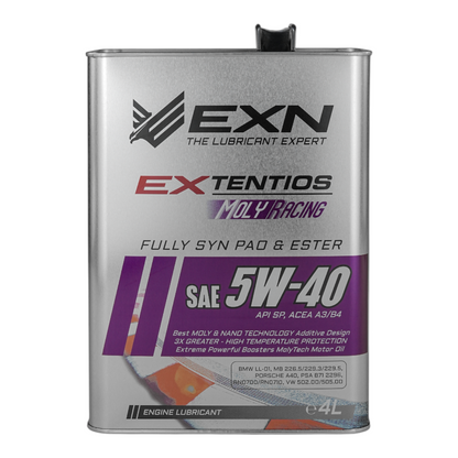 EXTENTIOS MOLYRACING SAE 5W40-100% ESTER -ENGINE OIL- 4L