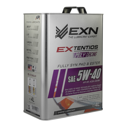 EXTENTIOS MOLYRACING SAE 5W40-100% ESTER -ENGINE OIL- 4L