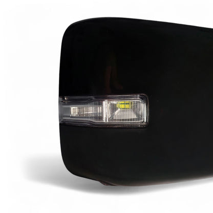 SIDE MIRROR WITH TURN SIGNAL LEDS & PUDDLE LIGHTS, A BUILT-IN CAMERA, AND BLIND SPOT SENSOR TECHNOLOGY