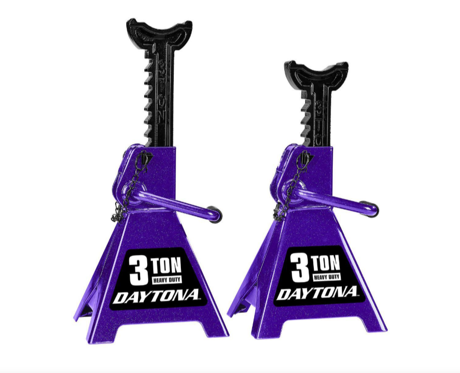 DAYTONA 3 Ton Heavy Duty Ratcheting Jack Stands