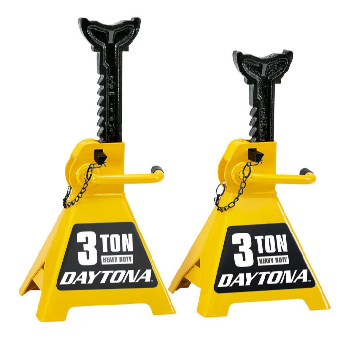DAYTONA 3 Ton Heavy Duty Ratcheting Jack Stands