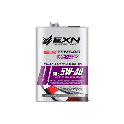 EXTENTIOS MOLYRACING SAE 5W40-100% ESTER -ENGINE OIL- 4L