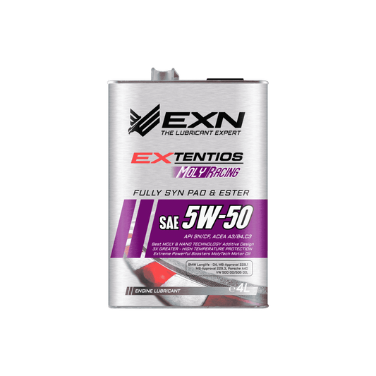 EXTENTIOS MOLYRACING SAE 5W50-100% ESTER -ENGINE OIL-4L