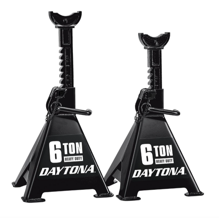 DAYTONA 6 Ton Heavy Duty Ratcheting Jack Stands