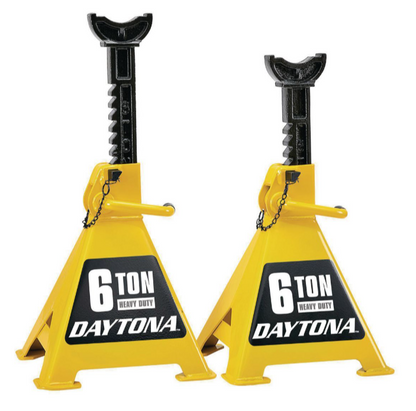 DAYTONA 6 Ton Heavy Duty Ratcheting Jack Stands