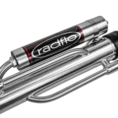 Radflo OE Replacement 2.5 Front & Rear Bypass 2 Tube With Remote Reservoir For Jeep JL,JT & 392