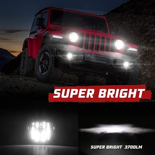 AMR LED Fog Lights for Jeep Wrangler JL,JT & 392