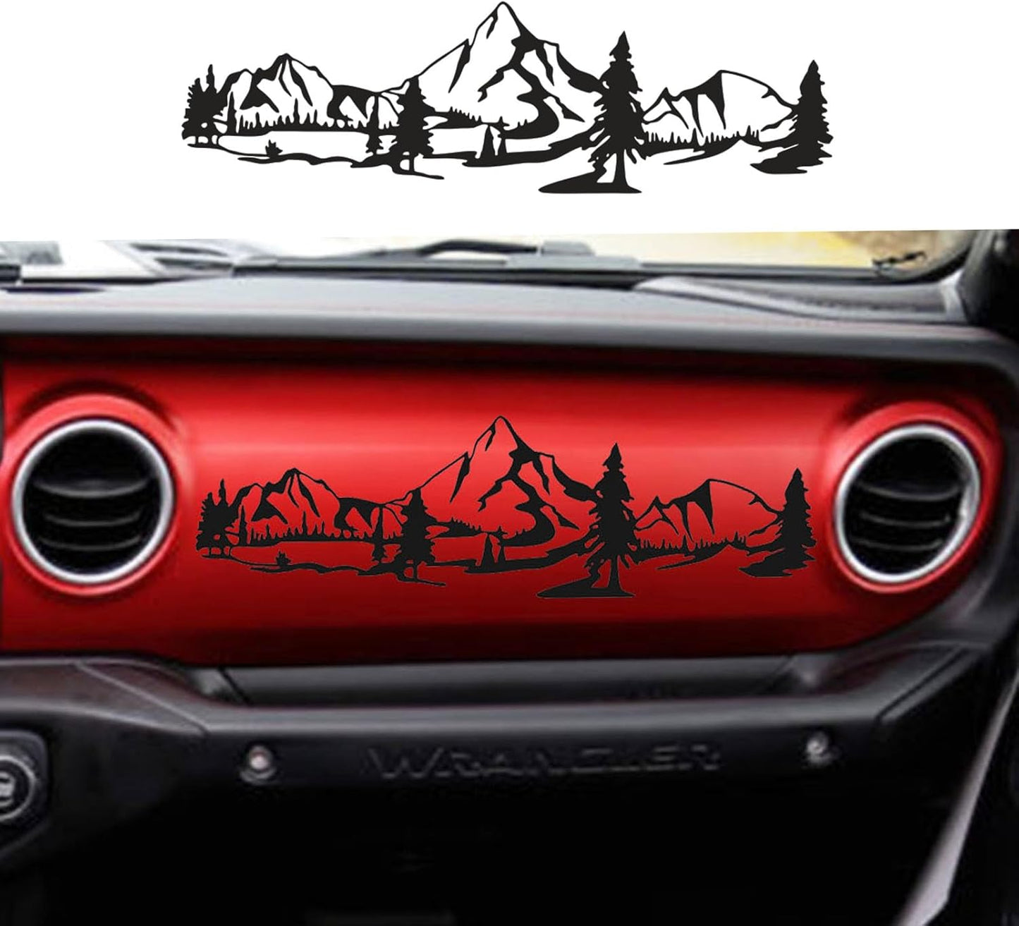 Co-pilot Dashboard Decor Sticker For Jeep Wrangler JL Gladiator JT 18+