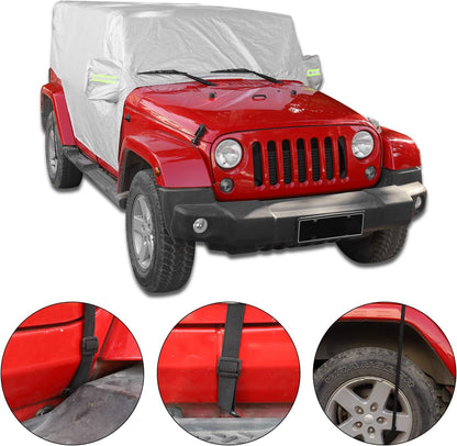 AMR Windproof All Weather Protection Car Cover  For Jeep Wrangler JK/JL -2 Door & 4 door