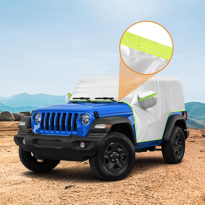 AMR Windproof All Weather Protection Car Cover  For Jeep Wrangler JK/JL -2 Door & 4 door