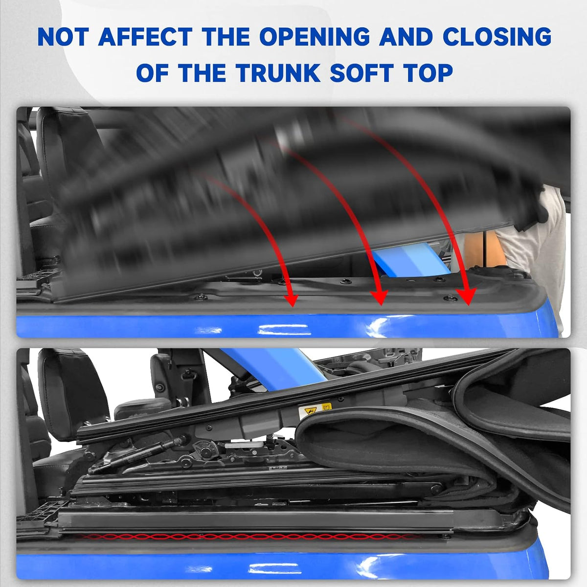 Trunk Side Edge Guards for Ford Bronco 2021+ 4  Door