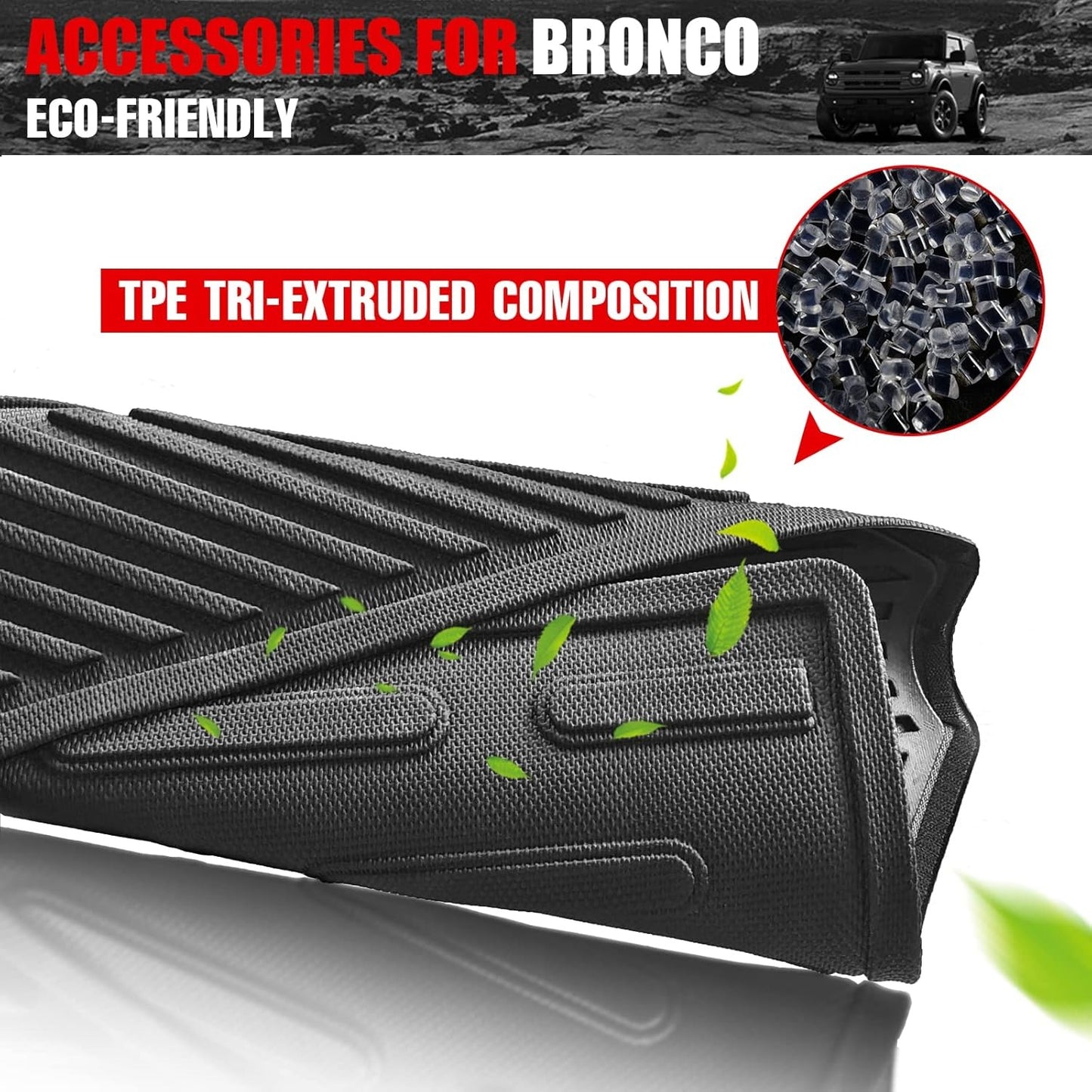 Back seat protector Mat for Ford Bronco 4-Door