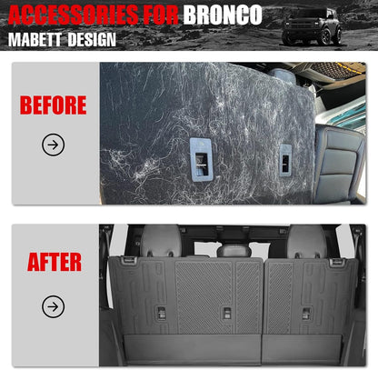Back seat protector Mat for Ford Bronco 4-Door