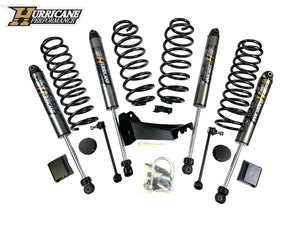 Hurricane Performance 2.5-inch Lift Kit with Hurricane 2.5 Aluminum Shocks for Jeep Wrangler JL